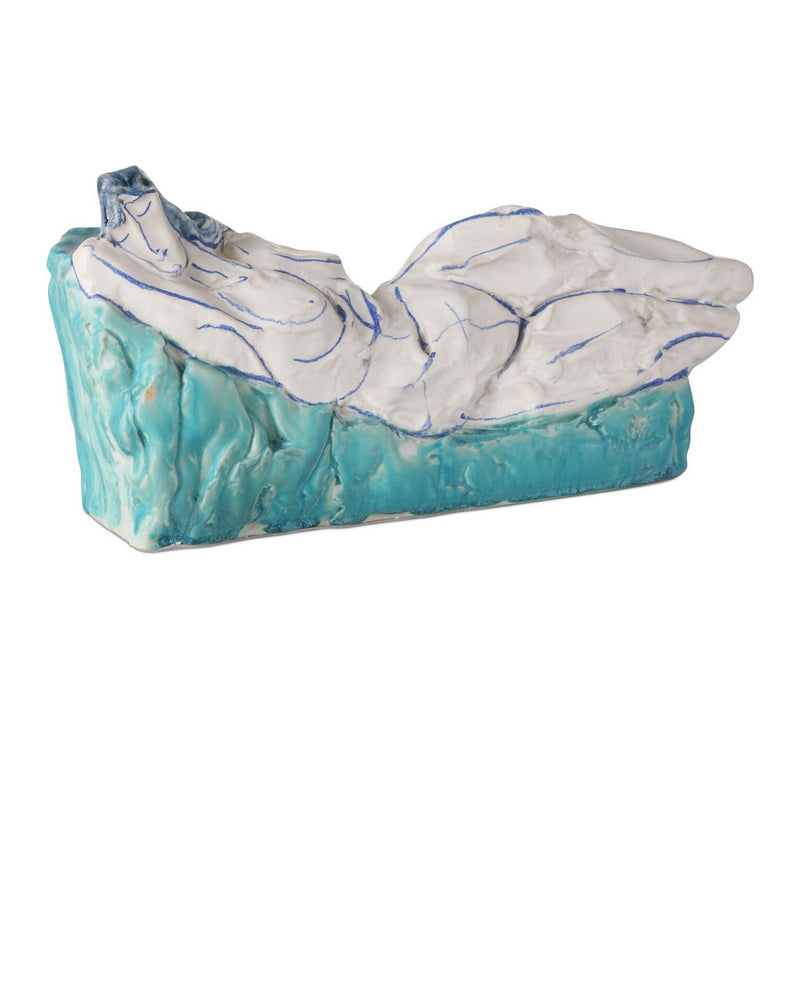 Currey and Company 1200-0996 Object, Blue / Off-White