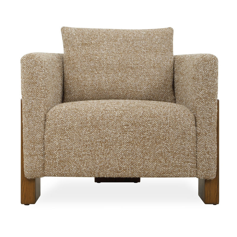Uttermost 53076 Accent Chair, Rich Walnut