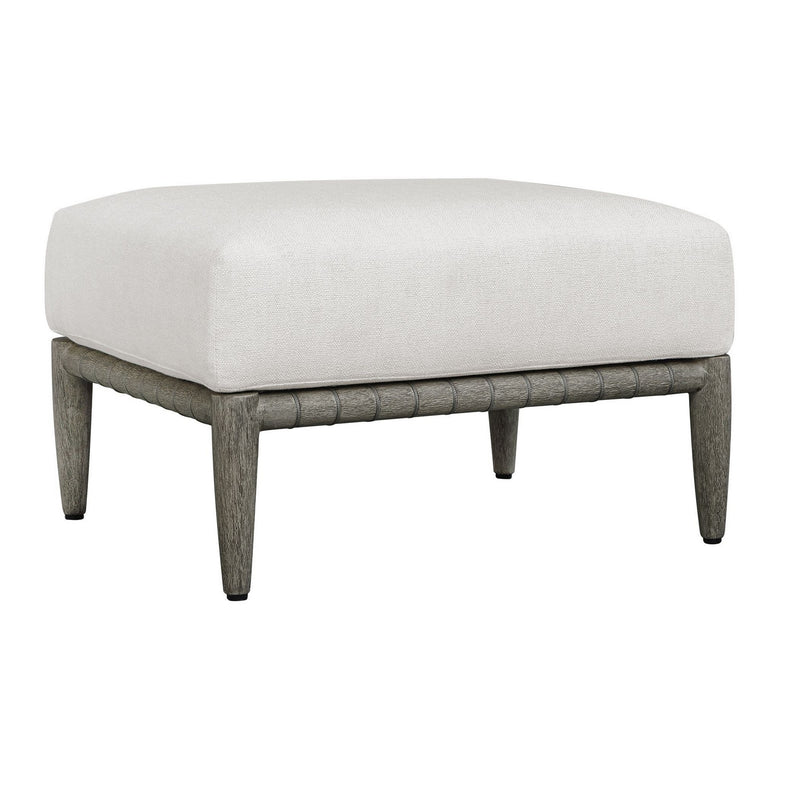 Uttermost 53124 Outdoor Ottoman, Natural Wood