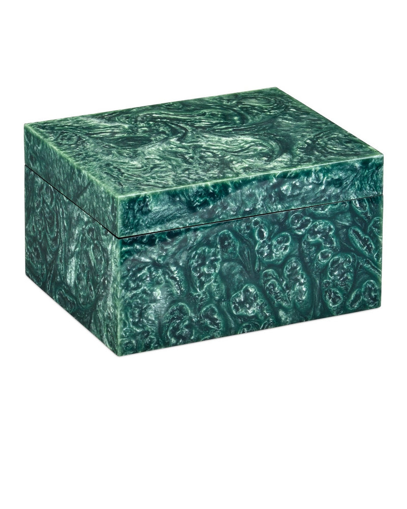 Currey and Company 1200-1023 Box, Teal