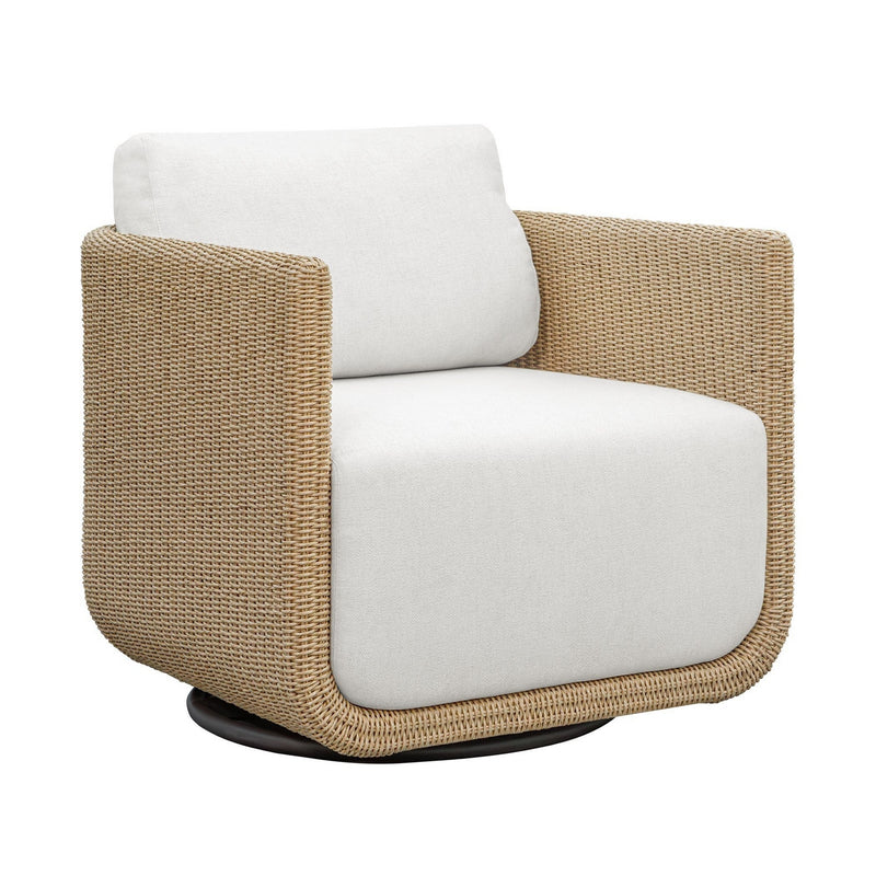 Uttermost 53132 Lounge Chair, Oyster White