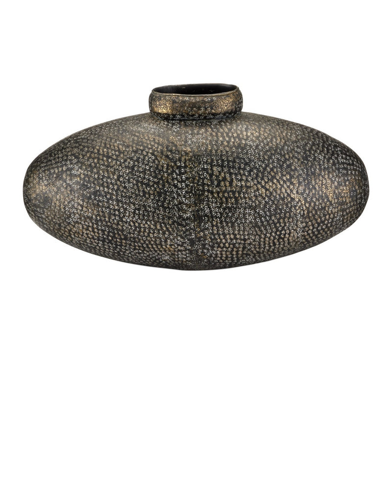 Currey and Company 1200-1029 Vase, Verdigris