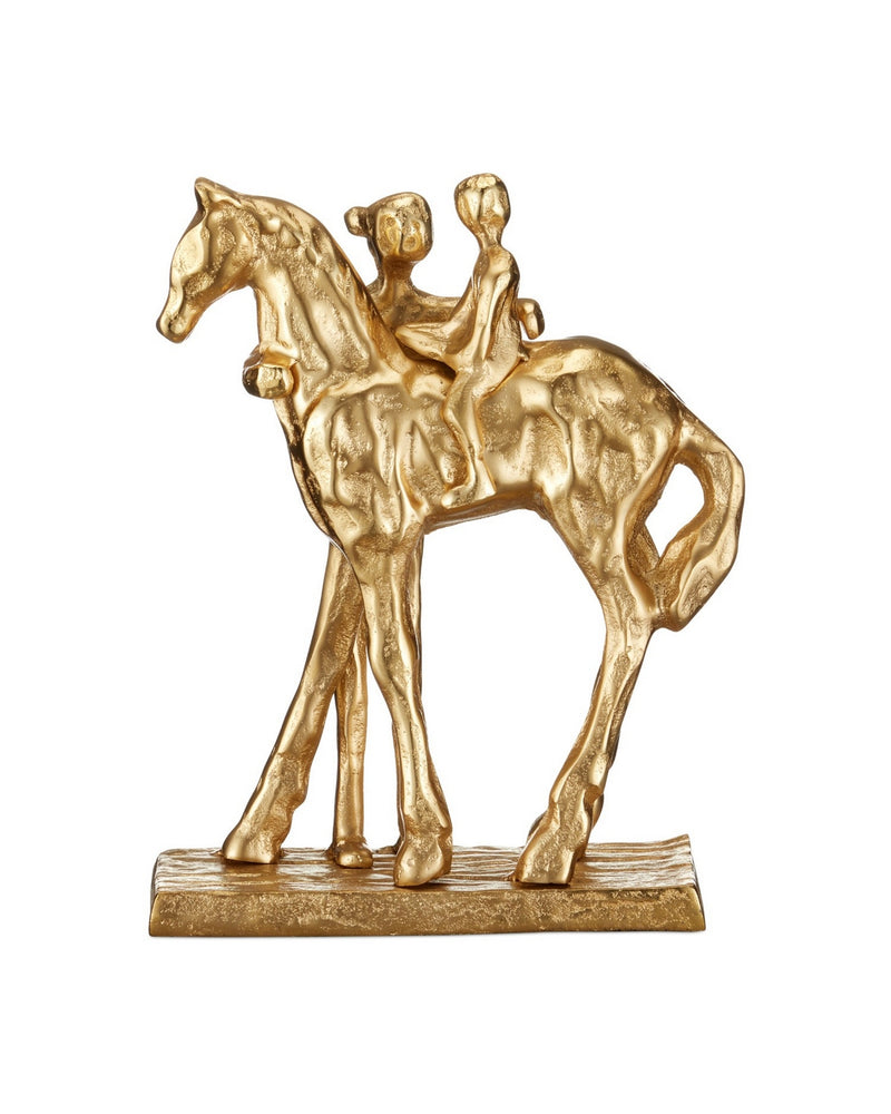 Currey and Company 1200-1033 Sculpture, Gold
