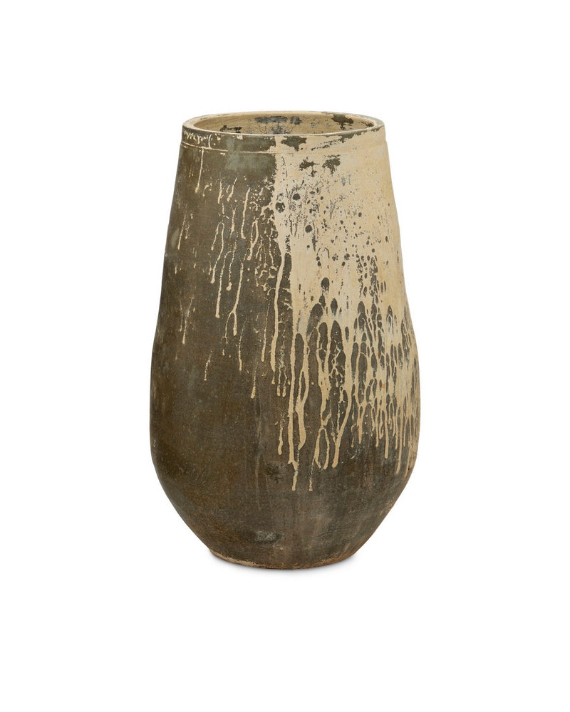 Currey and Company 2200-0015 Planter, Antique White