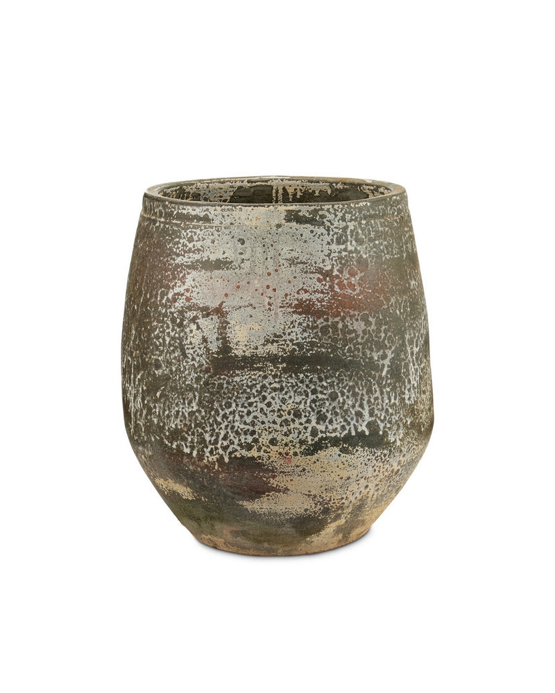 Currey and Company 2200-0017 Planter, Antique White