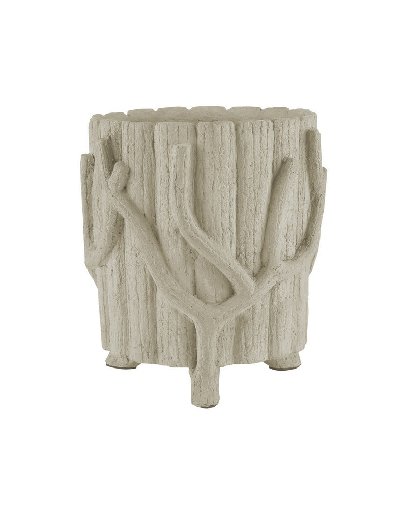 Currey and Company 2200-0020 Planter, Portland / Faux Bois
