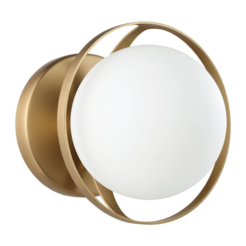 Thesis 206967A One Light Wall Sconce, Champagne Gold