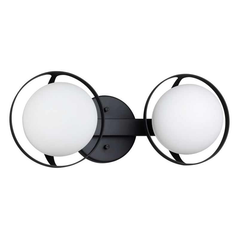 Thesis 206969A Two Light Vanity, Matte Black