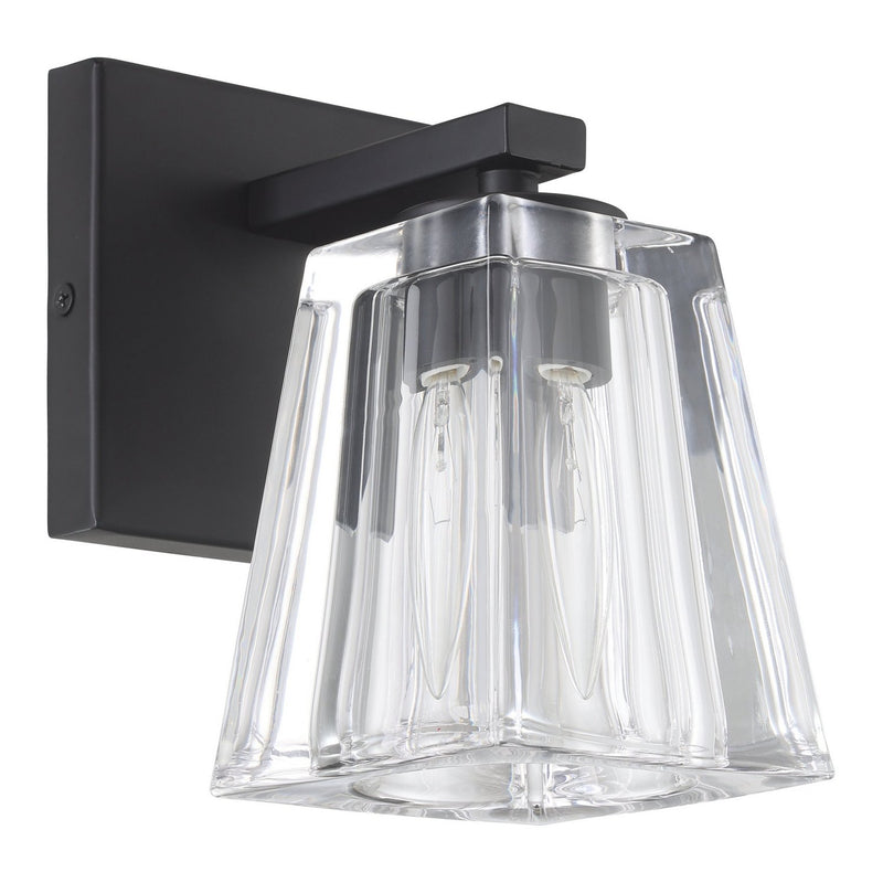 Thesis 206979A One Light Wall Sconce, Matte Black