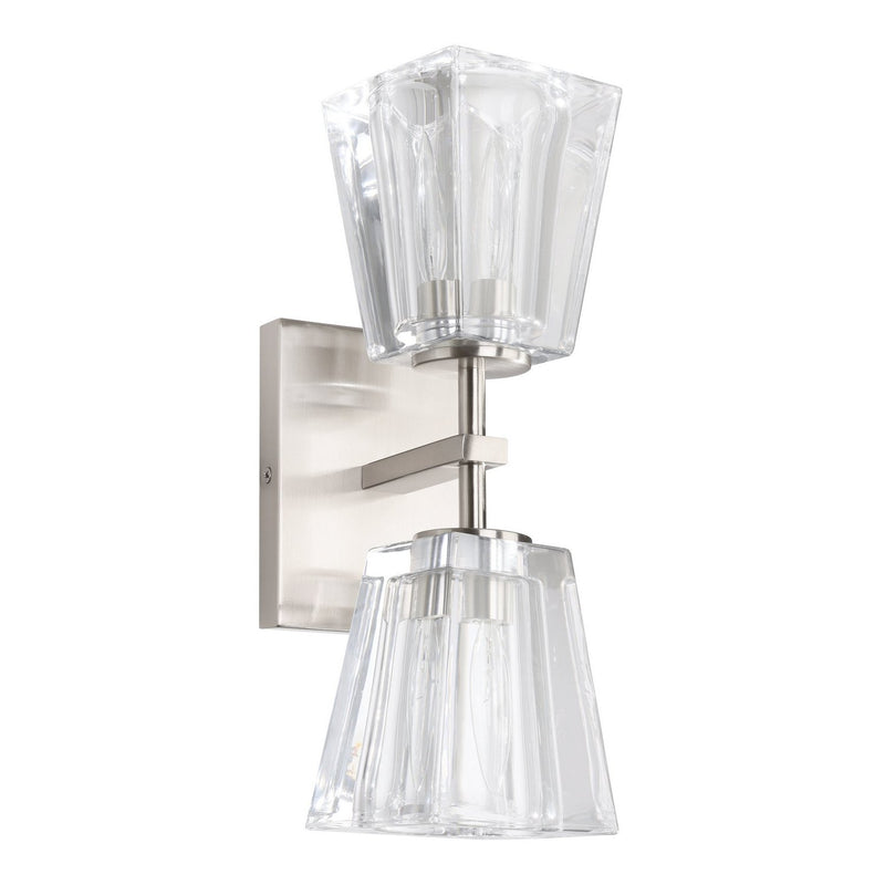 Thesis 206988A Two Light Vanity, Brushed Nickel