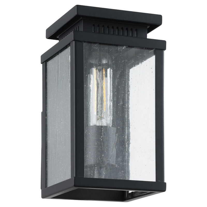 Thesis 207049A One Light Exterior Wall Sconce, Matte Black