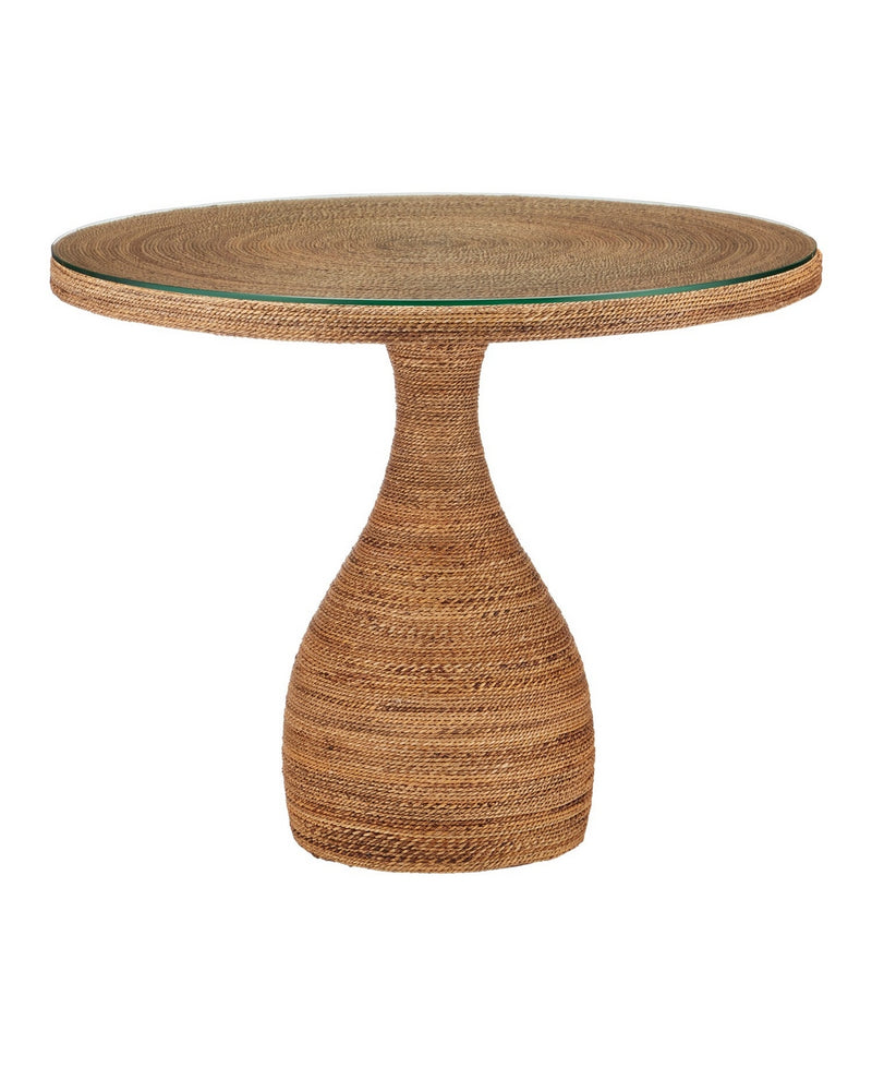 Currey and Company 3000-0331 Entry Table, Natural / Clear