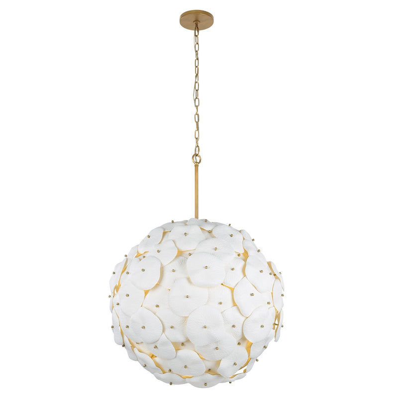 Metropolitan N1827-732 Seven Light Pendant, Legacy Brass