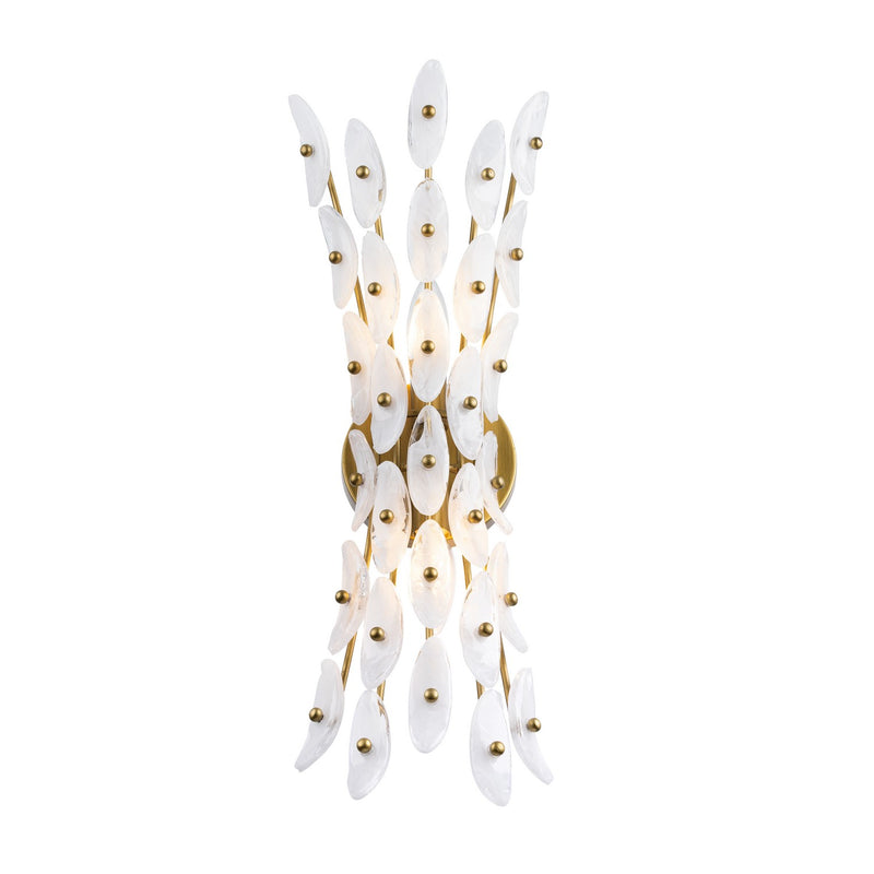 Metropolitan N3402-870 Two Light Wall Sconce, Painted Legacy Brass