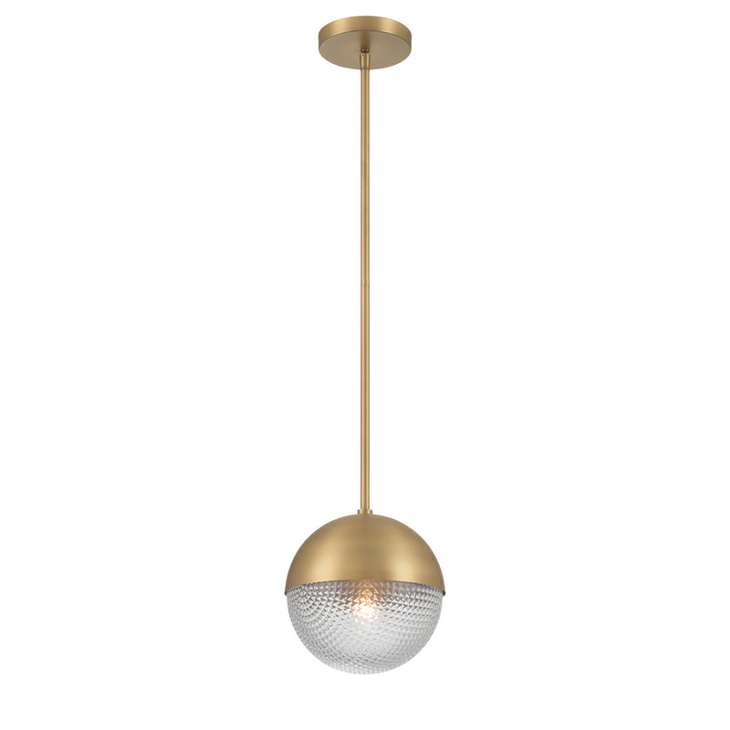 Minka-Lavery 10126-732 One Light Mini Pendant, Legacy Brass