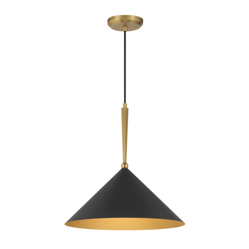 Minka-Lavery 10315-855 One Light Pendant, Legacy Brass