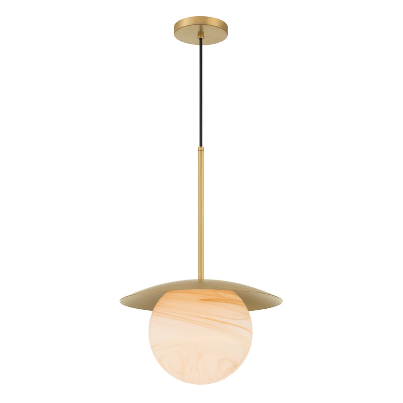 Minka-Lavery 10385-732 One Light Pendant, Legacy Brass