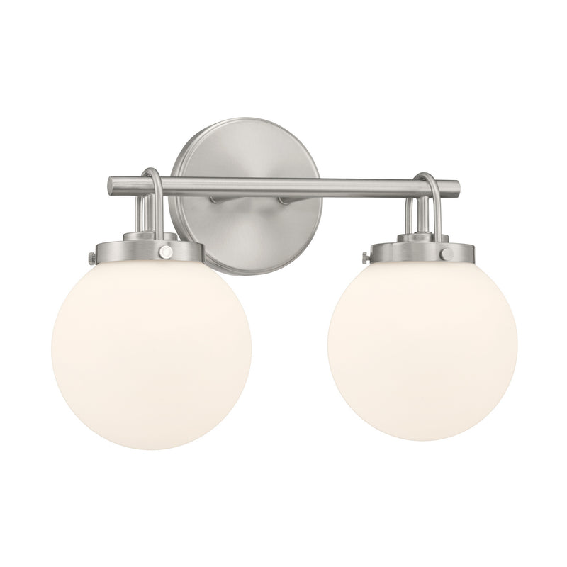 Minka-Lavery 12012-84 Two Light Vanity, Brushed Nickel