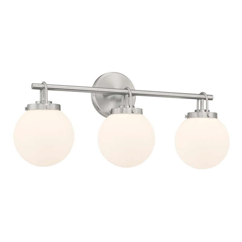 Minka-Lavery 12013-84 Three Light Vanity, Brushed Nickel