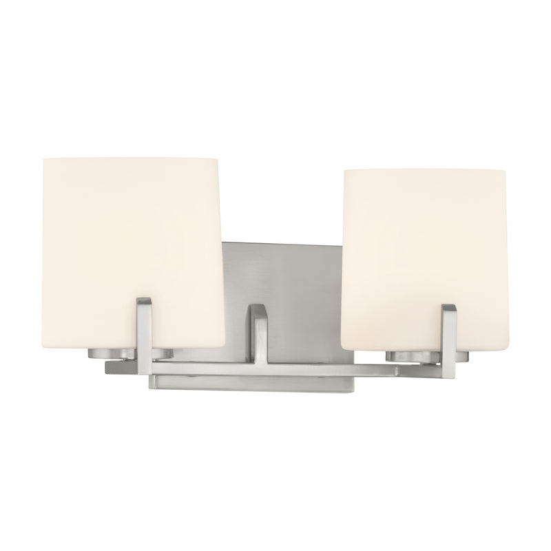 Minka-Lavery 12432-84 Two Light Vanity, Brushed Nickel