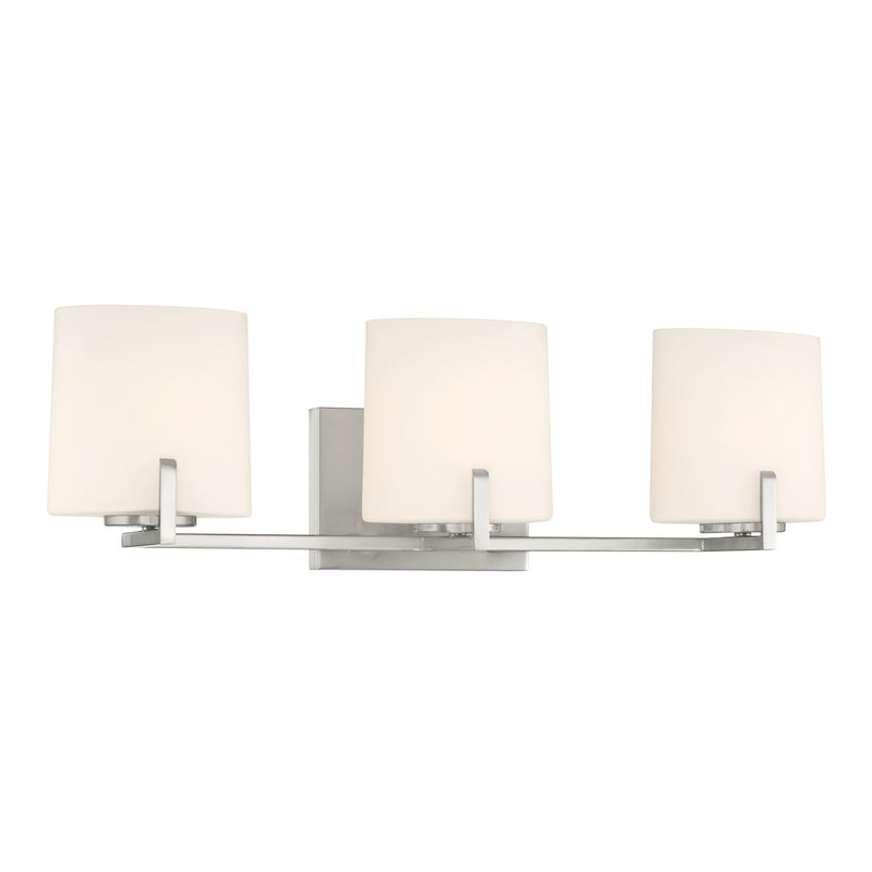 Minka-Lavery 12433-84 Three Light Vanity, Brushed Nickel