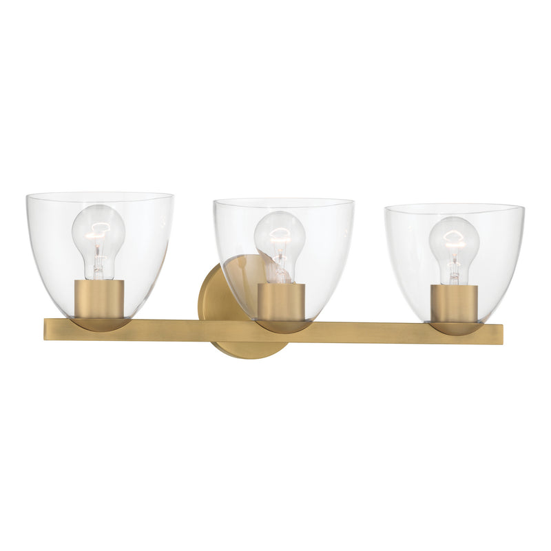Minka-Lavery 12483-732 Three Light Vanity, Legacy Brass