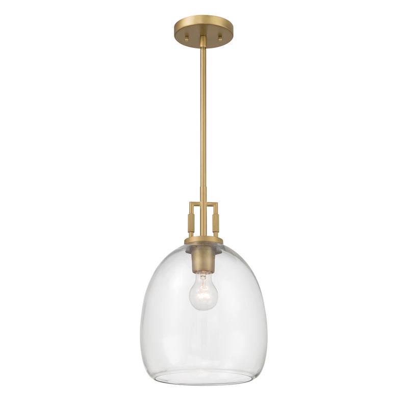Minka-Lavery 13125-732 One Light Mini Pendant, Legacy Brass