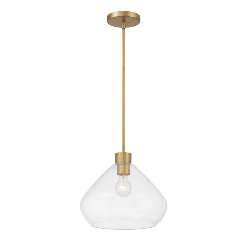 Minka-Lavery 19414-732 One Light Pendant, Legacy Brass