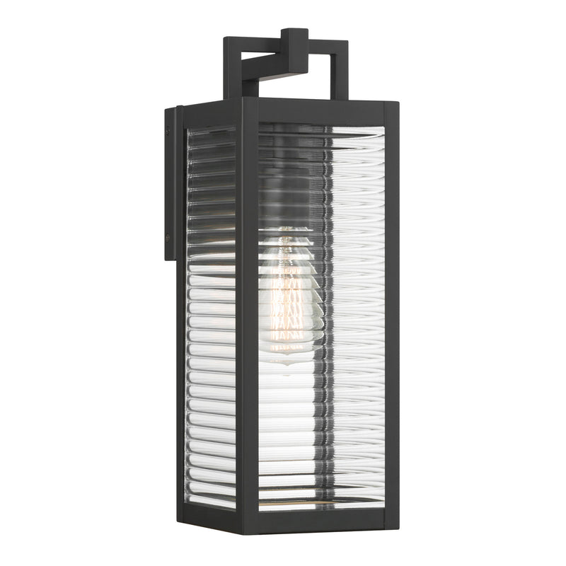 Minka-Lavery 78201-899 One Light Outdoor Wall Sconce, Dark Matte Black