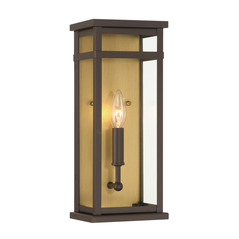 Minka-Lavery 78401-886 One Light Outdoor Wall Sconce, Painted Legacy Brass