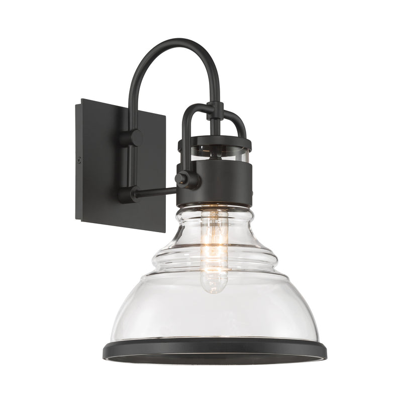 Minka-Lavery 78700-899 One Light Outdoor Wall Sconce, Dark Matte Black