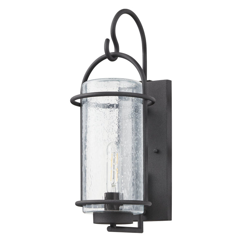Thesis 207137A One Light Exterior Wall Sconce, Weathered Zinc