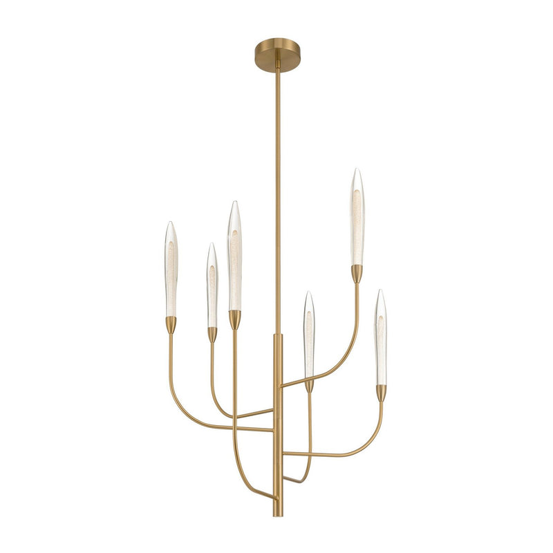 Thesis 207266A LED Chandelier, Brass