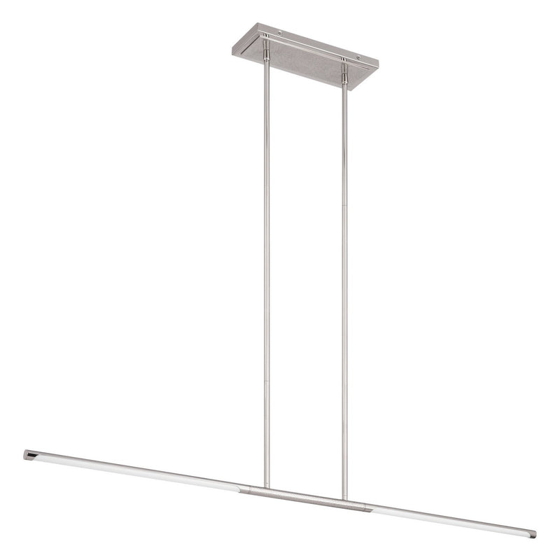 Thesis 207287A LED Linear Chandelier, Polished Nickel