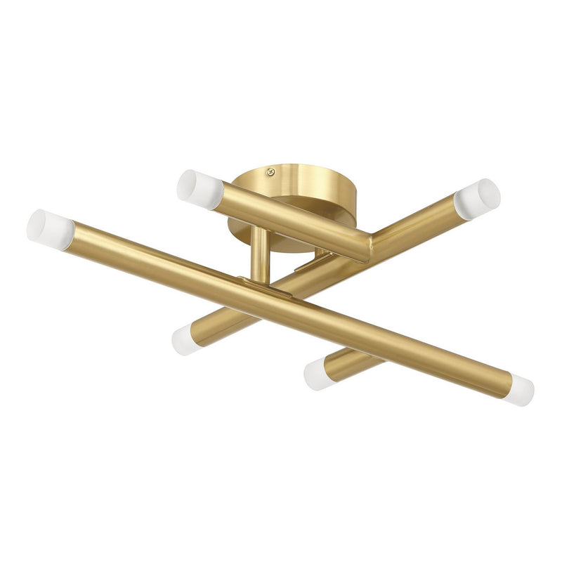 Thesis 207303A LED Flush Mount / Wall Sconce, Brushed Gold