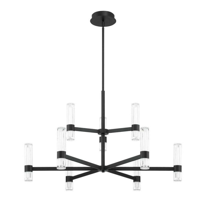 Thesis 207312A LED Chandelier, Matte Black