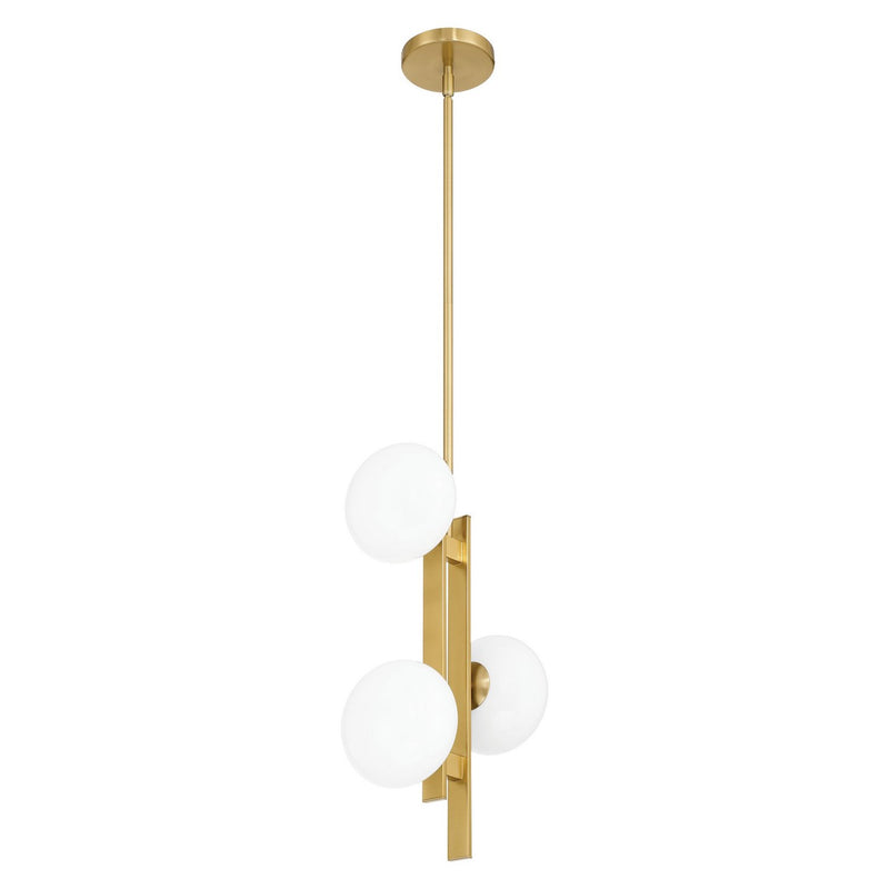 Thesis 207377A LED Pendant, Brushed Gold