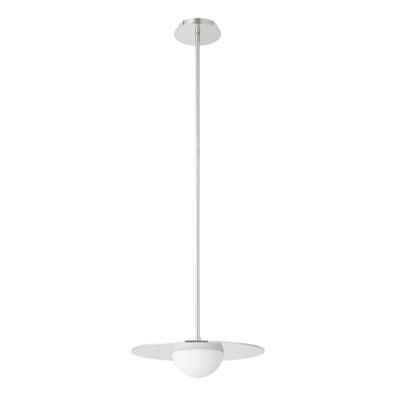 Thesis 207411A LED Convertible Pendant, Polished Nickel