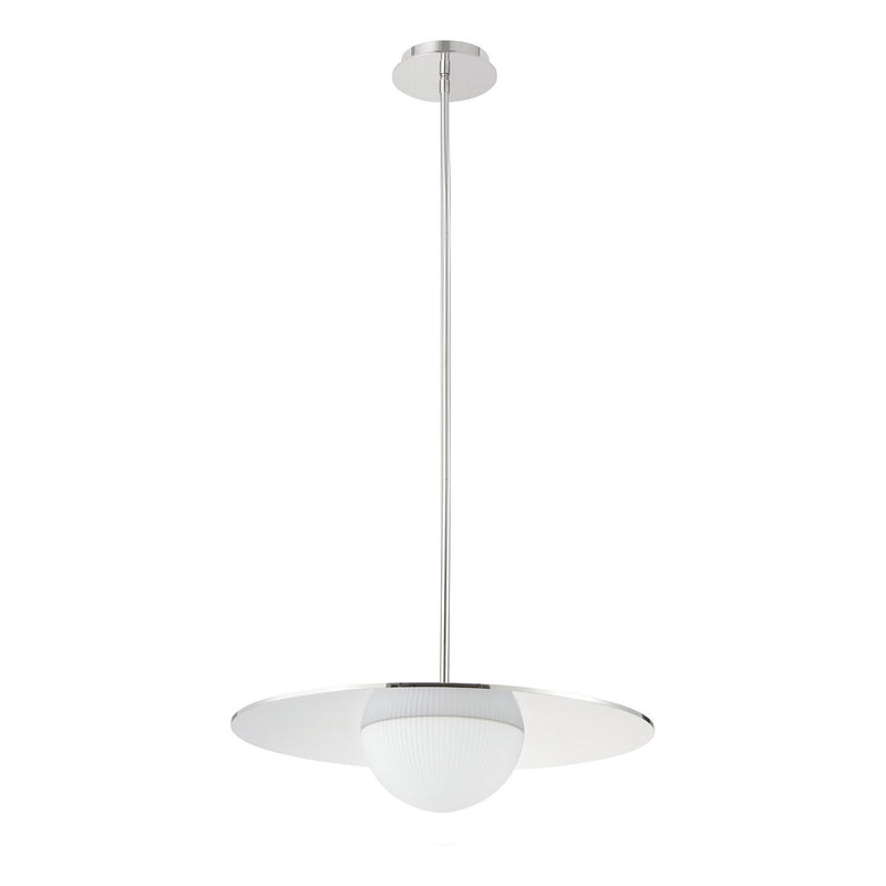 Thesis 207412A LED Convertible Pendant, Polished Nickel