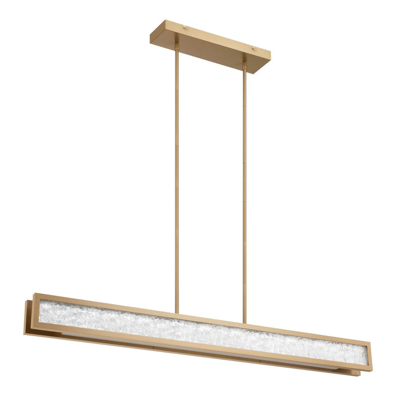 Thesis 207413A LED Linear Pendant, Champagne Gold