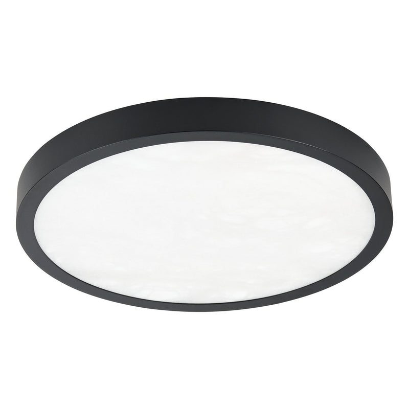 Thesis 207613A LED Flush Mount, Textured Black