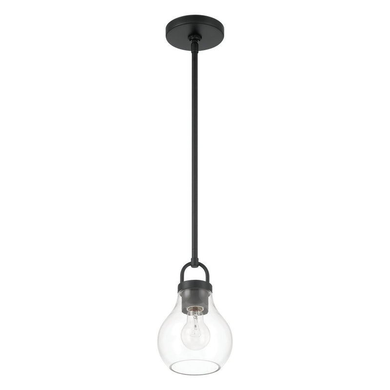 Thesis 207643A One Light Pendant, Matte Black