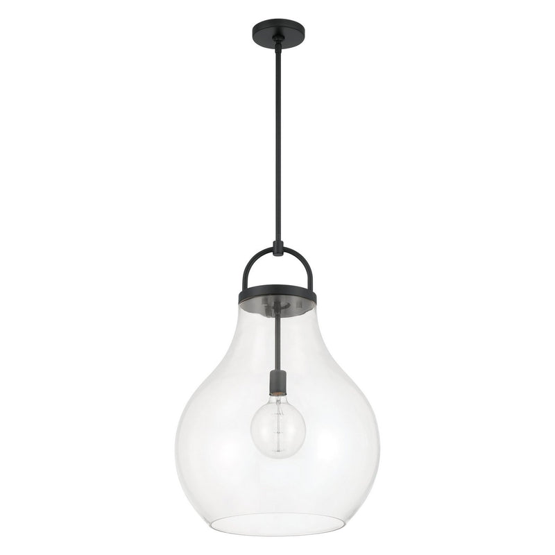 Thesis 207645A One Light Pendant, Matte Black