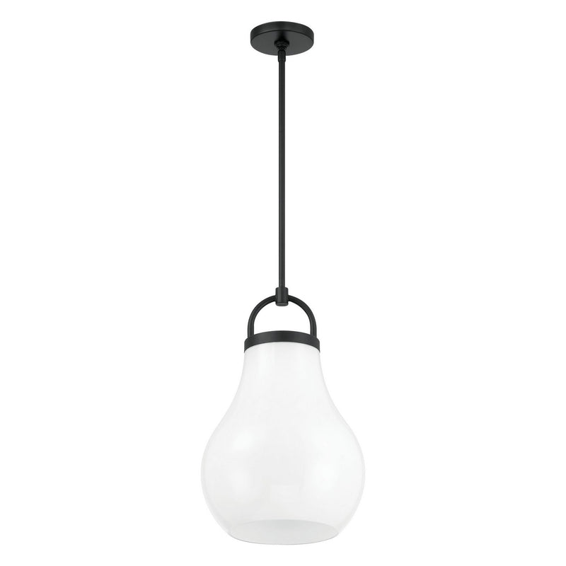 Thesis 207651A One Light Pendant, Matte Black