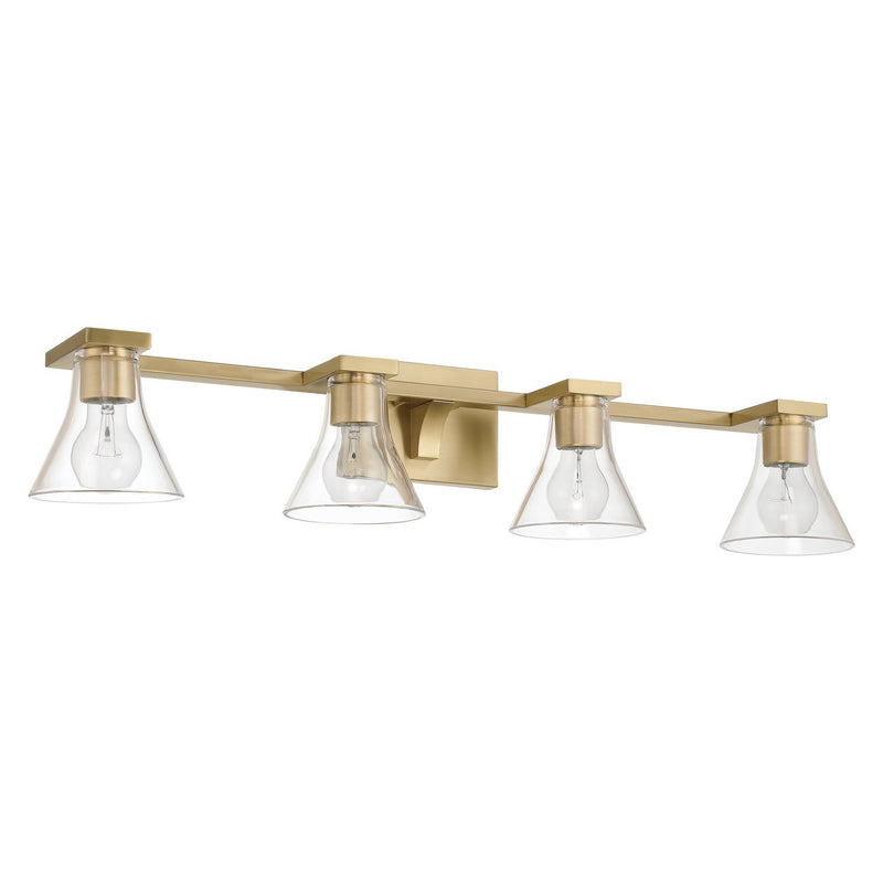 Thesis 207659A Four Light Vanity, Champagne Gold