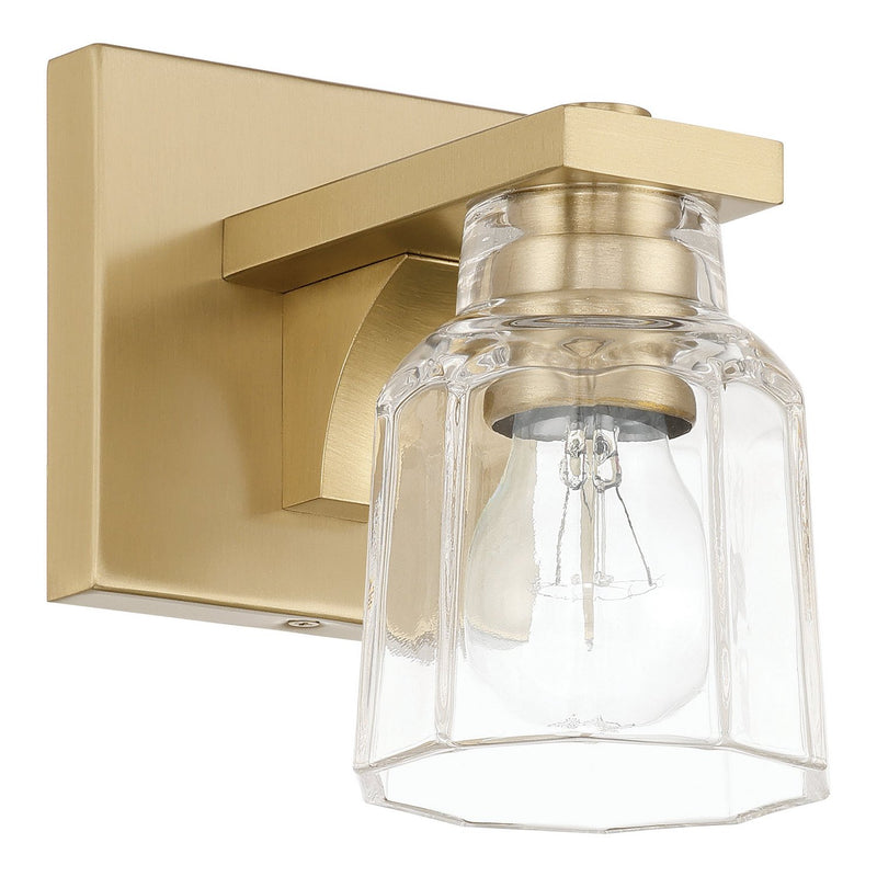 Thesis 207665A One Light Vanity, Champagne Gold