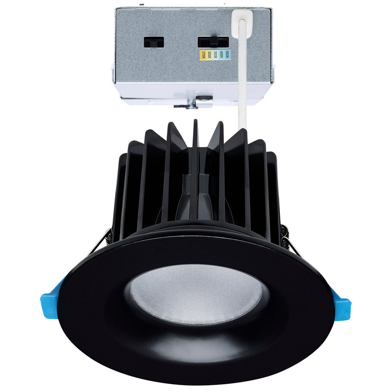 Satco S11671 LED Remote Driver Downlight, Black