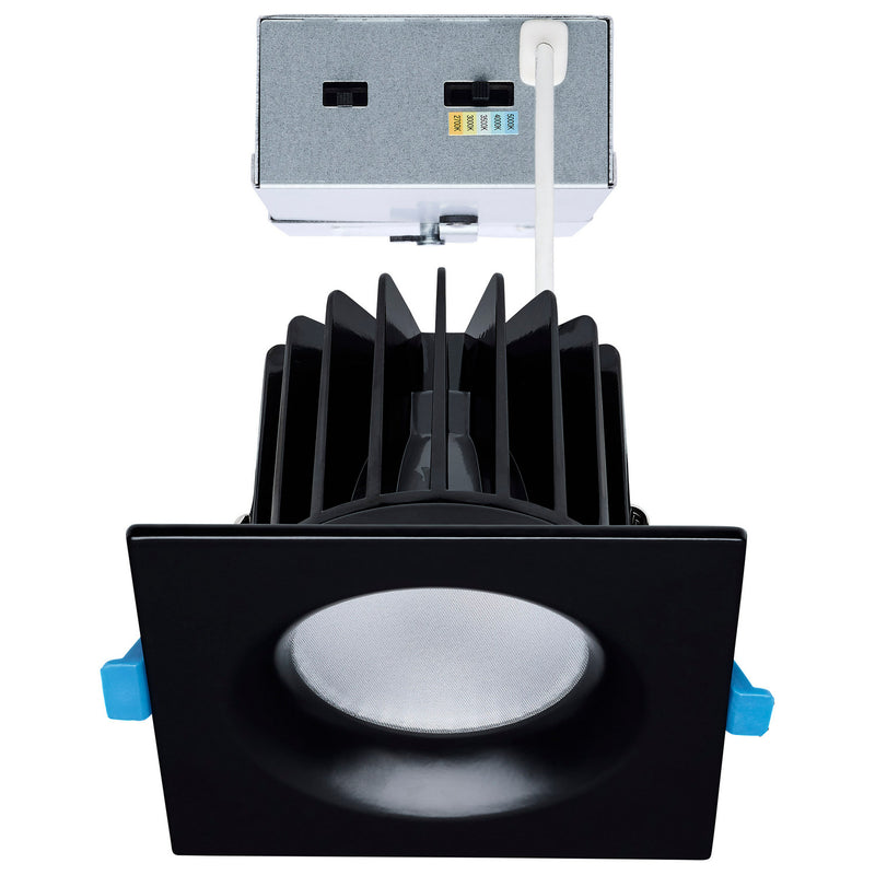 Satco S11674 LED Remote Driver Downlight, Black