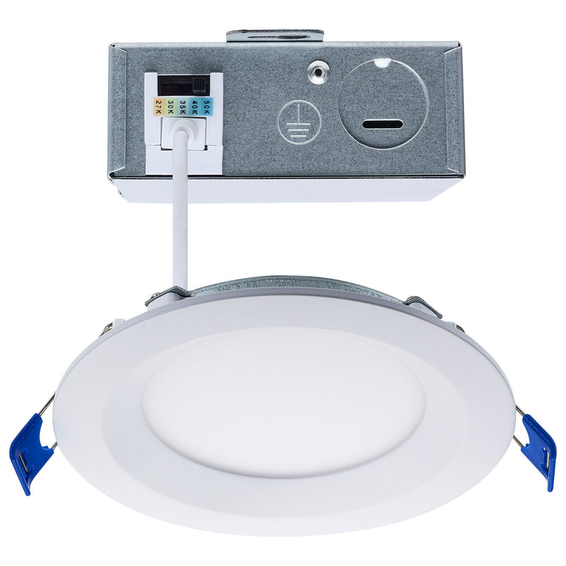 Satco S11870R1 LED Downlight, Matte White