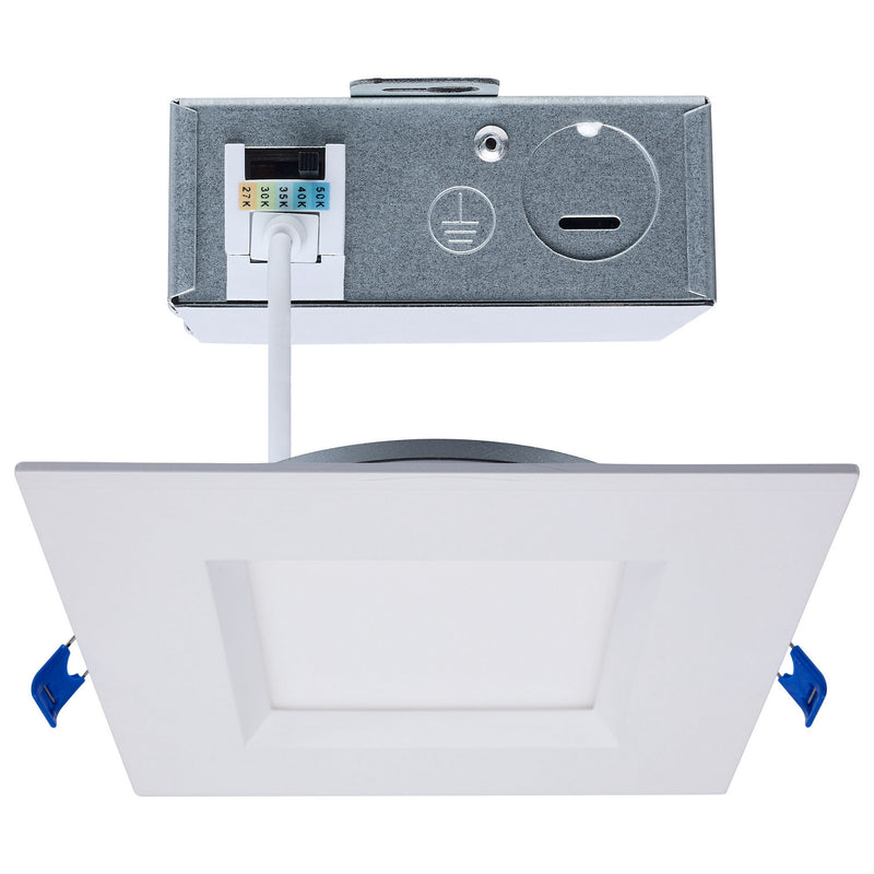 Satco S11873R1 LED Downlight, Matte White